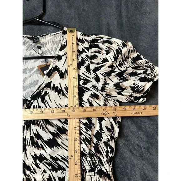 Vero Moda Women’s Maxi Dress Organic Cotton in Abstract Print Size S New - Picture 11 of 16